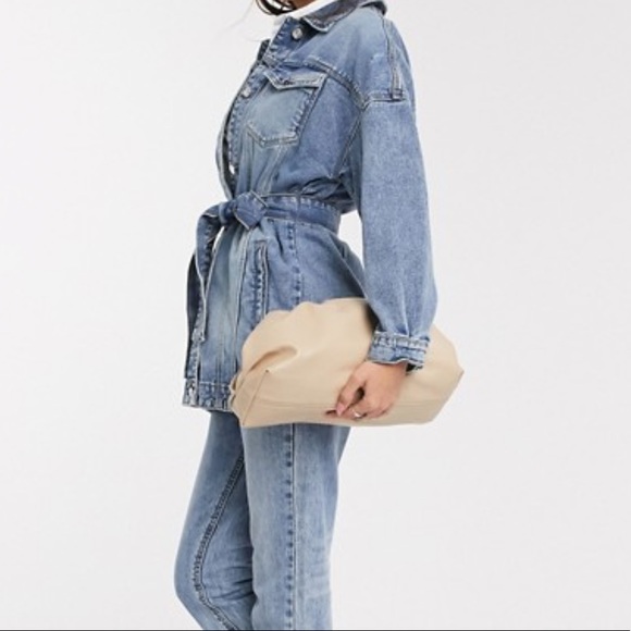 H&M Jackets & Blazers - 🔥🦋NWOT Trendy H&M Denim Belted Long Jacket✨